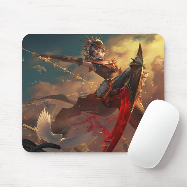 Steel Shadow Gaming Mousepad | Precision Blade Pad (With Mouse)