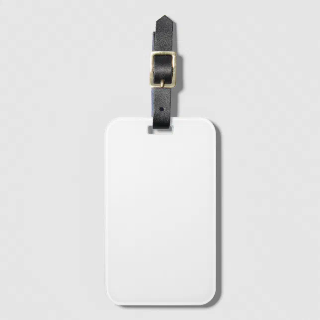 Steel Sheet Metal texture with Blue Monogram Luggage Tag | Zazzle