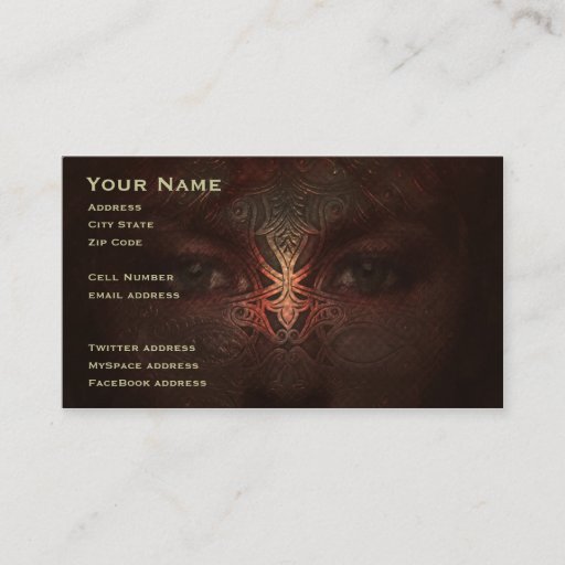 Customizable Steel Soul Business Card Templates