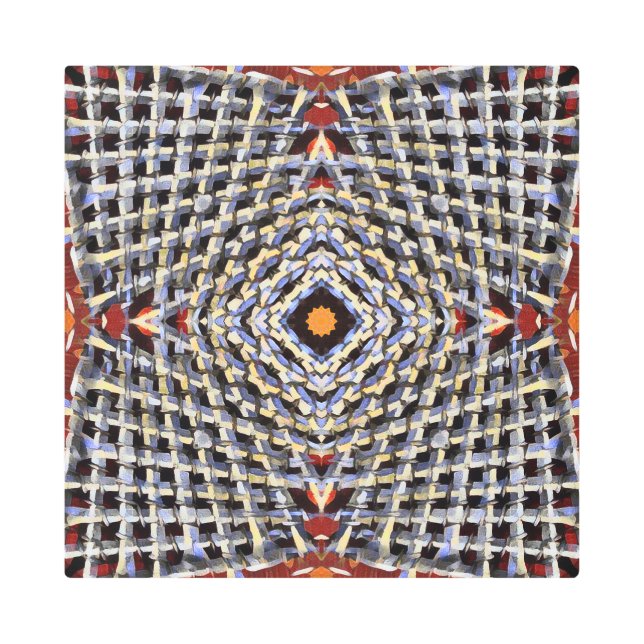 Steel Star Metal Print (Front)