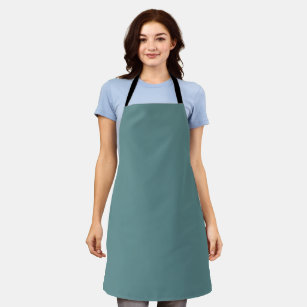 Steel Teal Solid Color Apron