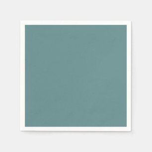 Steel Teal Solid Color Napkins