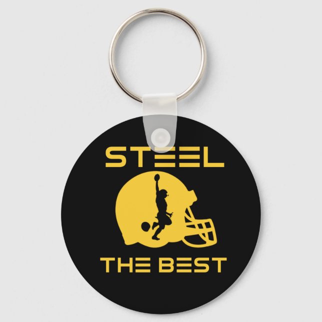 Steel The Best Keychain (Front)