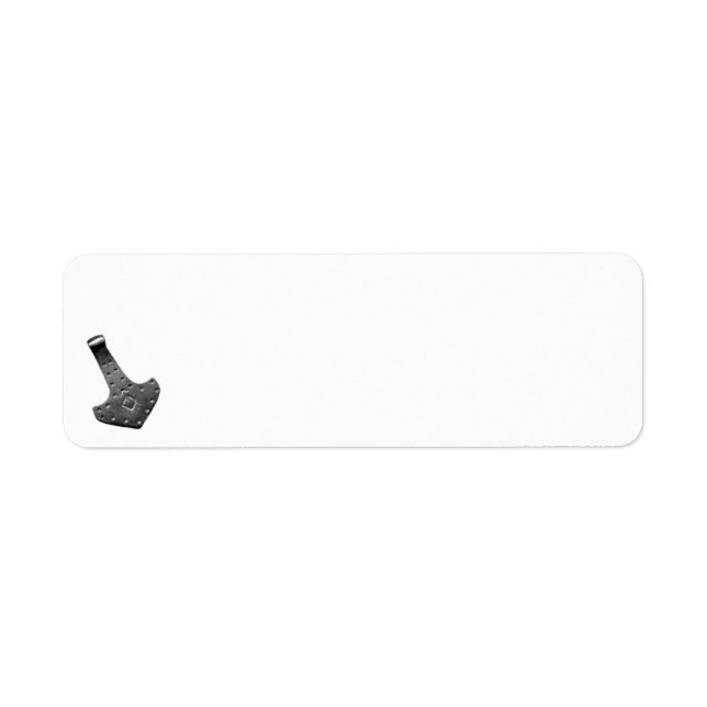 Steel Thor's Hammer return address labels (Front)