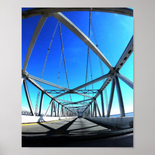 Steel Truss Bridge, Maryland Poster