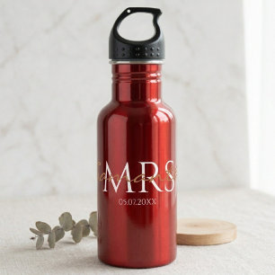 steel water bottle weddings mrs