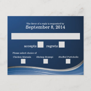 Steel Wave Blue RSVP