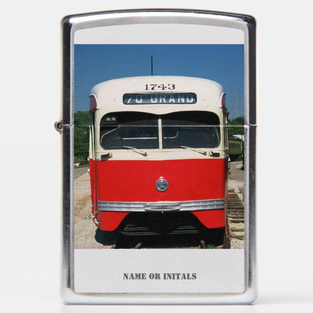 STEEL WHEELS # 7 (Street Car) Zippo Lighter (Front)