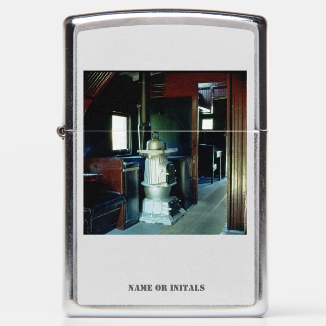 STEEL WHEELS # 9 (Caboose) Zippo Lighter (Front)
