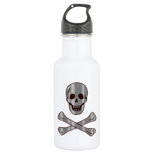 Steel Wood Pirate Water Bottle