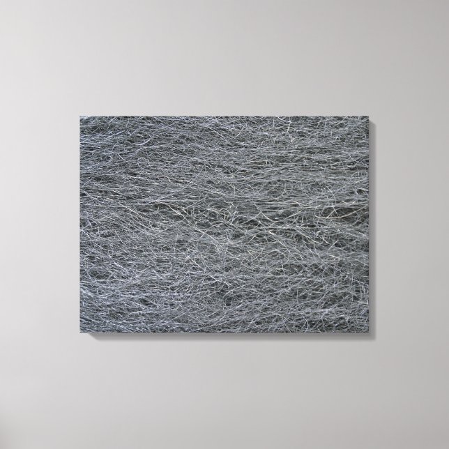 steel wool texture canvas print (Front)