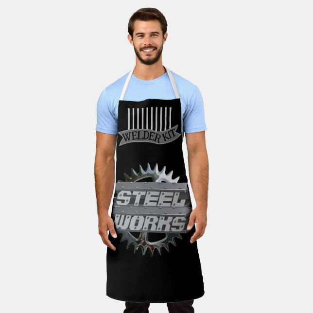 Steel Works Construction Apron (Worn)