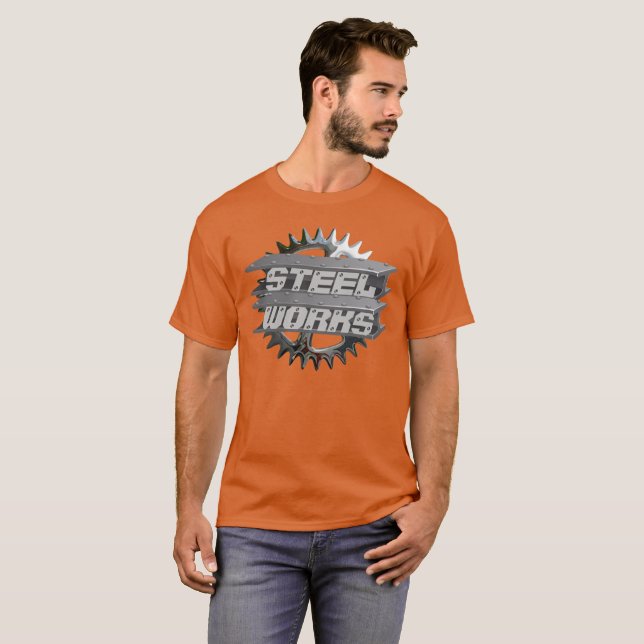 Steel Works Construction T-Shirt (Front Full)