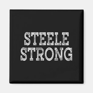 STEELE Strong Squad Family Reunion Last Name Team Magnet