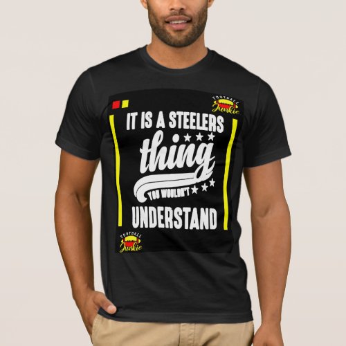 Steeler design T_Shirt