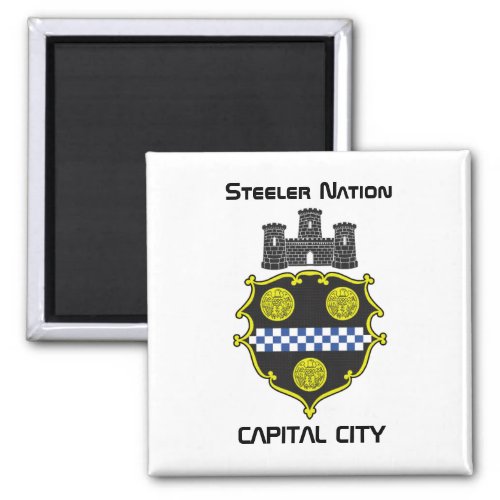 Steeler Nation Capital City Magnet