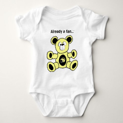 Steelers bear Already a fan baby Baby Bodysuit