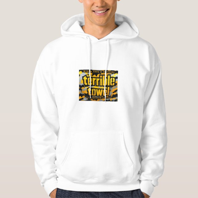 Steelers terrible towel hoodie (Front)
