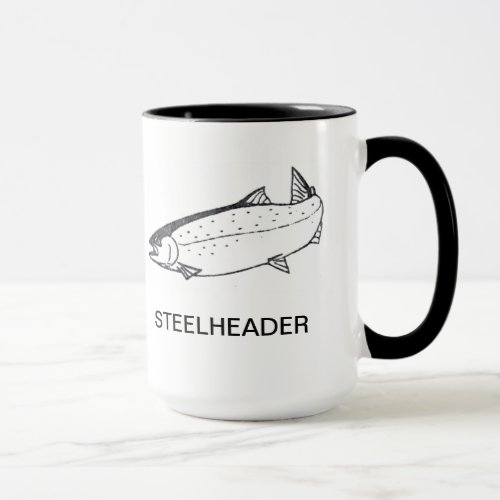 Steelhead fish mug