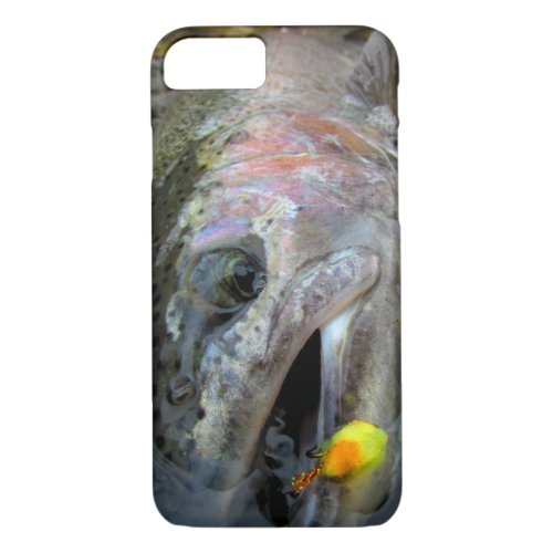 Steelhead Rainbow Trout Fly Fishing iPhone 87 Case