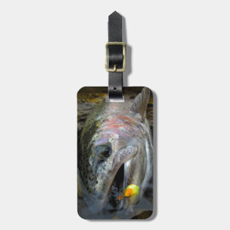 Steelhead Rainbow Trout Fly Fishing Luggage Tag