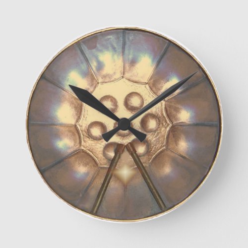 Steelpanclock Round Clock