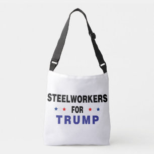 Steelworkers For Trump Crossbody Bag