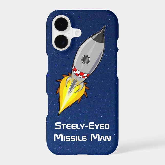 Steely-Eyed Missile Man Case-Mate iPhone Case (Back)