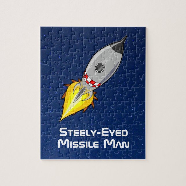 Steely-Eyed Missile Man Jigsaw Puzzle (Vertical)