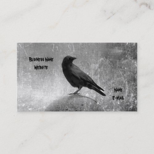 Steely Gray Business Card