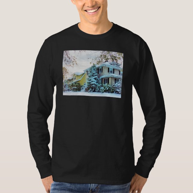 Steely Winter Sky T-Shirt (Front)