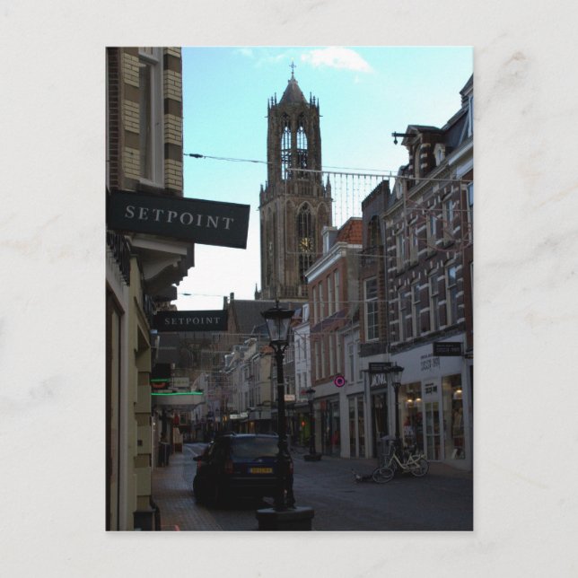 Steenweg, Utrecht Postcard (Front)