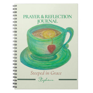 Steeped in Grace Reflection Journal Personalized