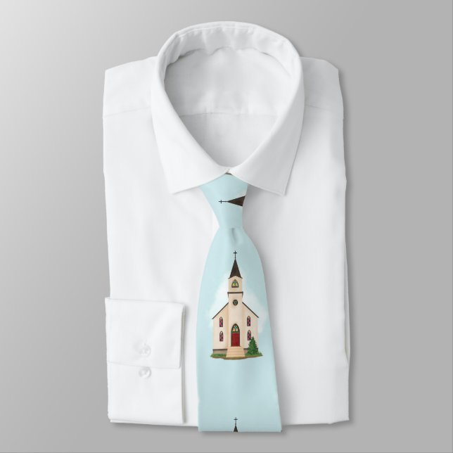 Steeple Church Tie (Tied)