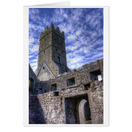 Steeple Of Ross Errilly Friary Cards (Front)