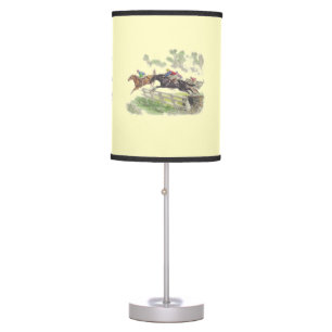 Steeplechase Horses Table Lamp