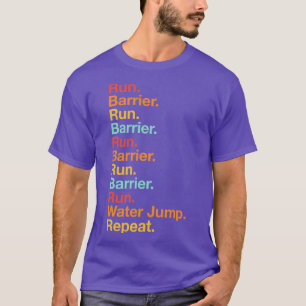 Steeplechase Run Track and Field 3000m Steeplechas T-Shirt