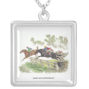 Steeplechase Silver Plated Necklace