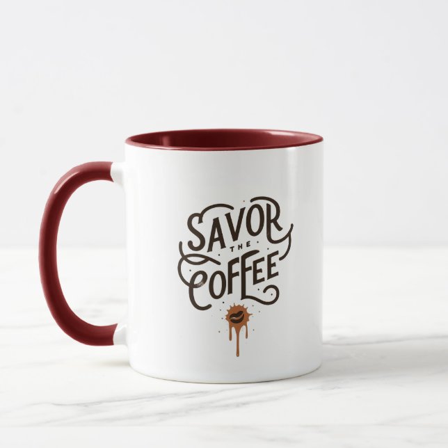 Steer and Savor The Coffee Mug (Left)
