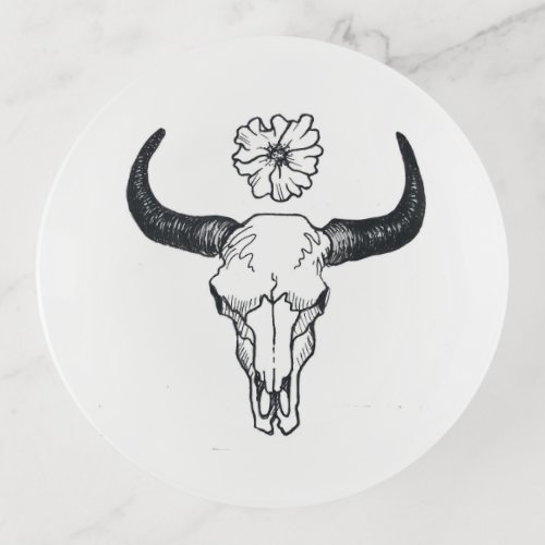 Steer Skull Trinket Tray