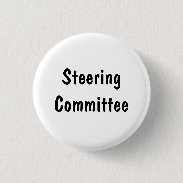 Steering Committee Button (Front)