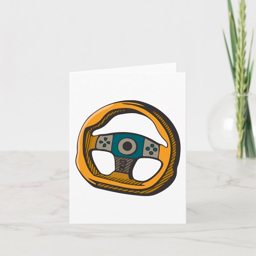 Steering Wheel Card