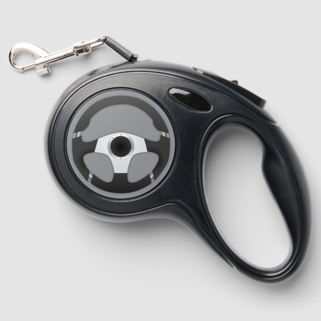 Steering wheel sports car style funny retractable pet leash  (Front)