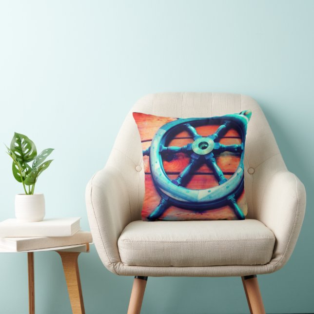 Steering Wheel Throw Pillow (Chair)