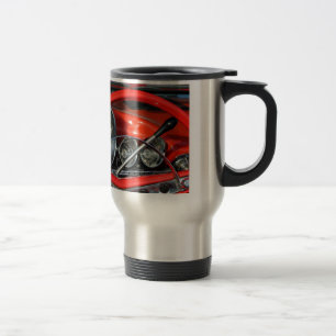 Steering wheel travel mug