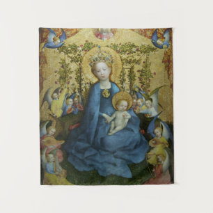 Stefan Lochner Madonna of the Rose Bower (c. 1440) Tapestry