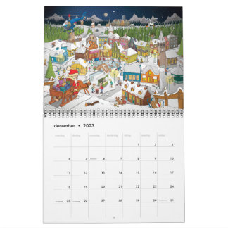 Stef's cartoon calendar