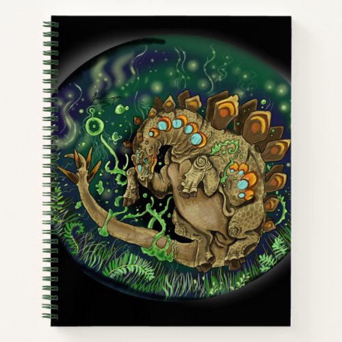 Stegosaurous Dinosaur Art Notebook