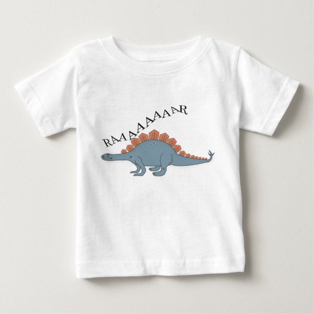 Stegosaurus - Baby Fine Jersey T-Shirt T-Shirt (Front)