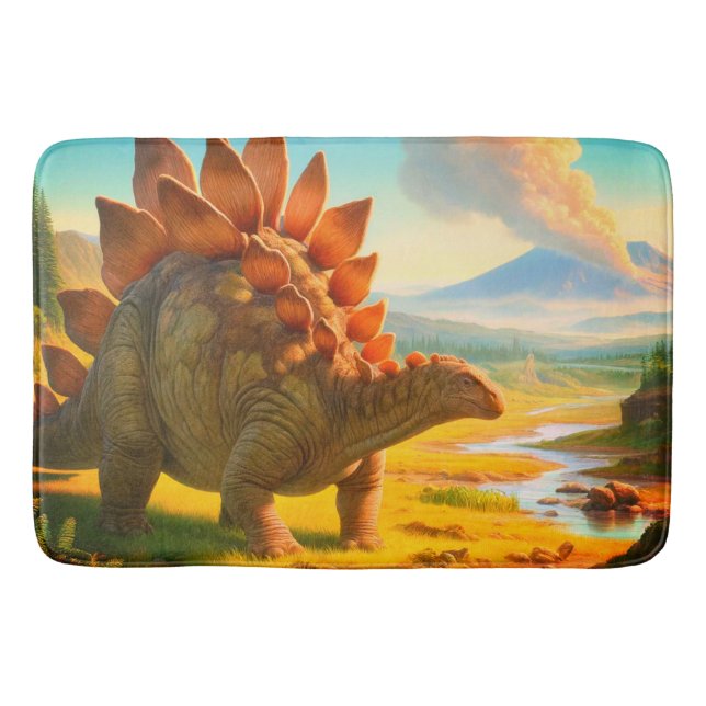 Stegosaurus  bath mat (Front)